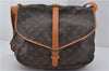Authentic Louis Vuitton Monogram Saumur 35 Shoulder Cross Bag M42254 LV 9525E