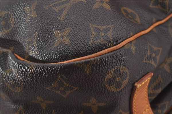 Authentic Louis Vuitton Monogram Saumur 35 Shoulder Cross Bag M42254 LV 9525E