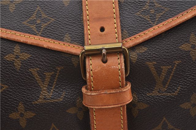 Authentic Louis Vuitton Monogram Saumur 35 Shoulder Cross Bag M42254 LV 9525E