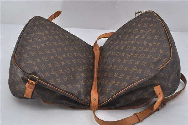 Authentic Louis Vuitton Monogram Saumur 35 Shoulder Cross Bag M42254 LV 9525E