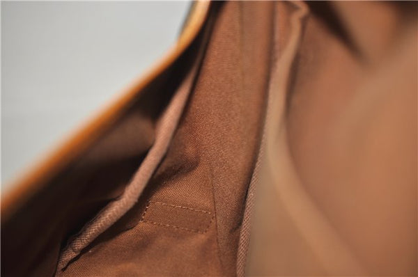 Authentic Louis Vuitton Monogram Saumur 35 Shoulder Cross Bag M42254 LV 9525E