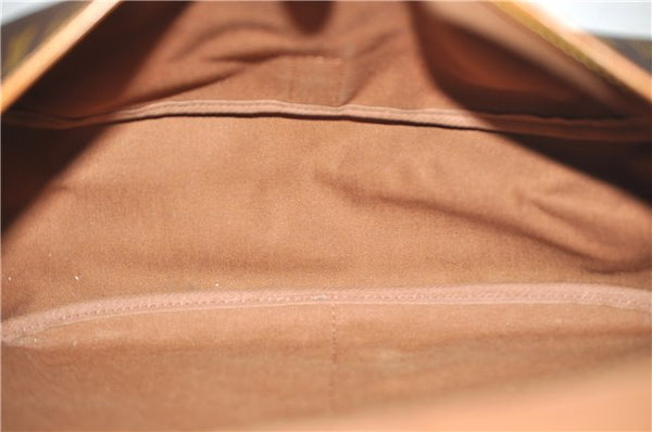 Authentic Louis Vuitton Monogram Saumur 35 Shoulder Cross Bag M42254 LV 9525E