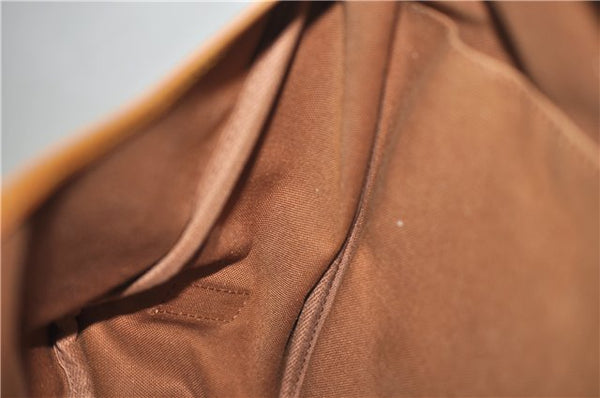 Authentic Louis Vuitton Monogram Saumur 35 Shoulder Cross Bag M42254 LV 9525E