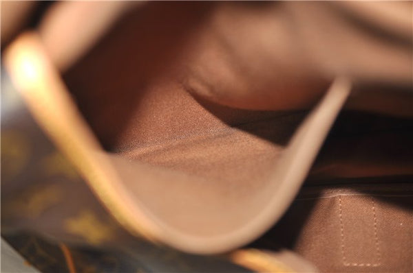 Authentic Louis Vuitton Monogram Saumur 35 Shoulder Cross Bag M42254 LV 9525E