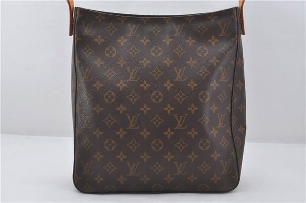 Authentic Louis Vuitton Monogram Looping GM Shoulder Bag M51145 LV 9528E