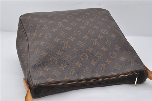 Authentic Louis Vuitton Monogram Looping GM Shoulder Bag M51145 LV 9528E
