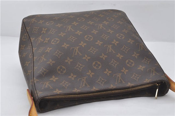 Authentic Louis Vuitton Monogram Looping GM Shoulder Bag M51145 LV 9528E