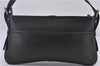 Authentic BURBERRY Vintage Leather Shoulder Bag Brown 9530D