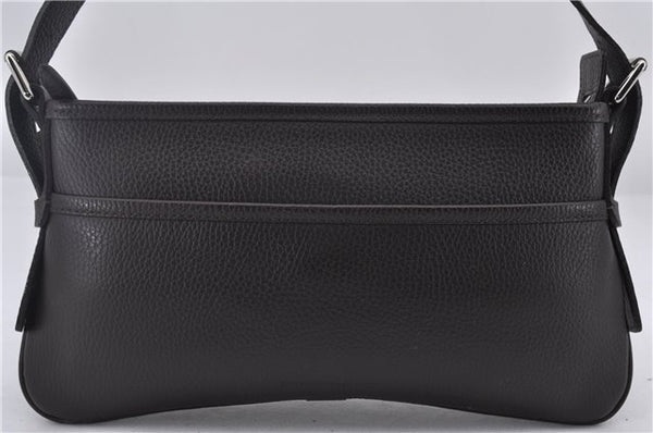 Authentic BURBERRY Vintage Leather Shoulder Bag Brown 9530D