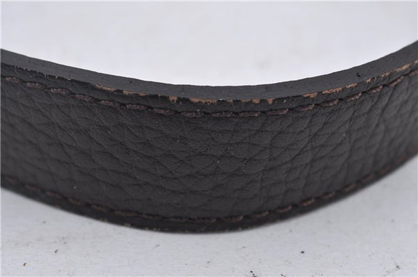Authentic BURBERRY Vintage Leather Shoulder Bag Brown 9530D