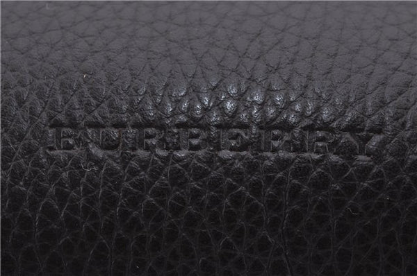 Authentic BURBERRY Vintage Leather Shoulder Bag Brown 9530D