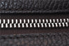Authentic BURBERRY Vintage Leather Shoulder Bag Brown 9530D