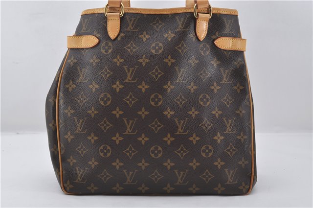 Authentic Louis Vuitton Monogram Batignolles Vertical Tote Bag M51153 LV 9530E
