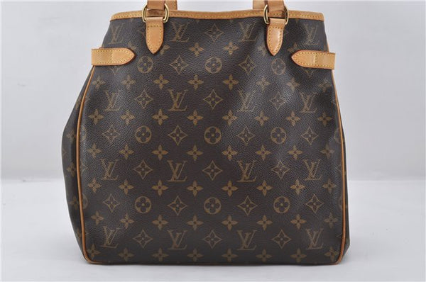Authentic Louis Vuitton Monogram Batignolles Vertical Tote Bag M51153 LV 9530E