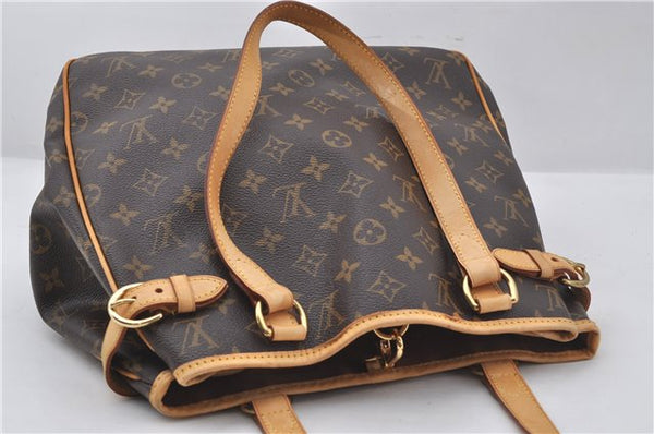 Authentic Louis Vuitton Monogram Batignolles Vertical Tote Bag M51153 LV 9530E