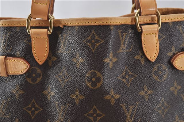 Authentic Louis Vuitton Monogram Batignolles Vertical Tote Bag M51153 LV 9530E
