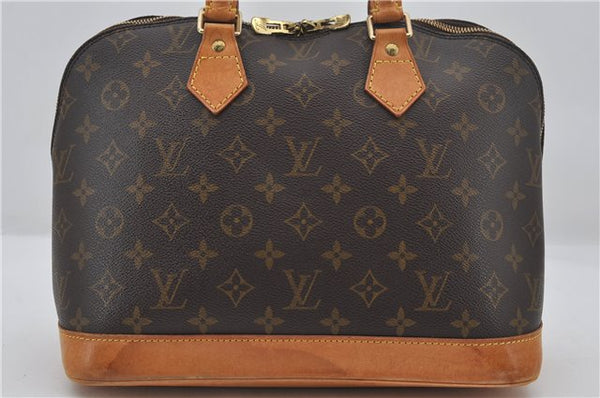 Authentic Louis Vuitton Monogram Alma Hand Bag Purse M51130 LV 9536E