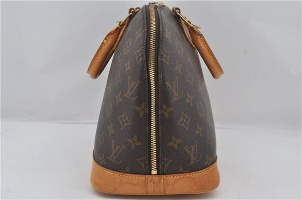 Authentic Louis Vuitton Monogram Alma Hand Bag Purse M51130 LV 9536E