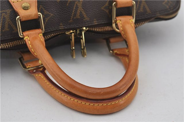 Authentic Louis Vuitton Monogram Alma Hand Bag Purse M51130 LV 9536E