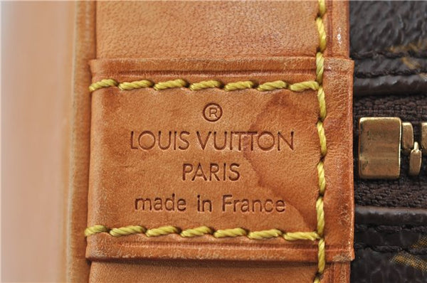 Authentic Louis Vuitton Monogram Alma Hand Bag Purse M51130 LV 9536E