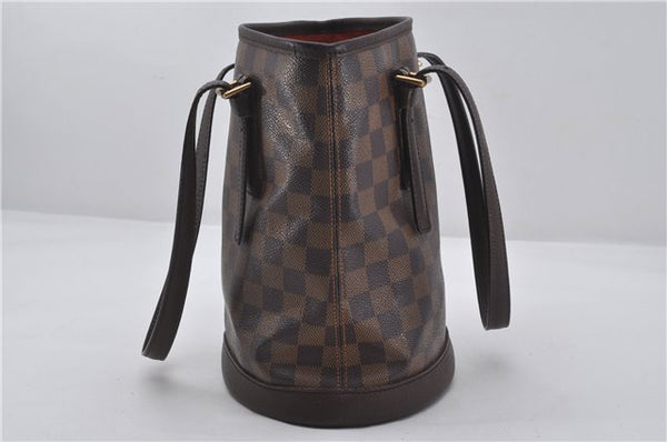 Authentic Louis Vuitton Damier Marais Bucket Shoulder Tote Bag N42240 LV 9537E
