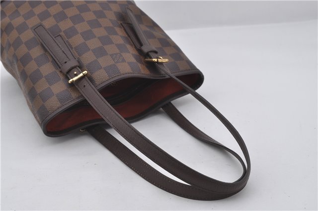 Authentic Louis Vuitton Damier Marais Bucket Shoulder Tote Bag N42240 LV 9537E