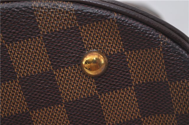 Authentic Louis Vuitton Damier Marais Bucket Shoulder Tote Bag N42240 LV 9537E