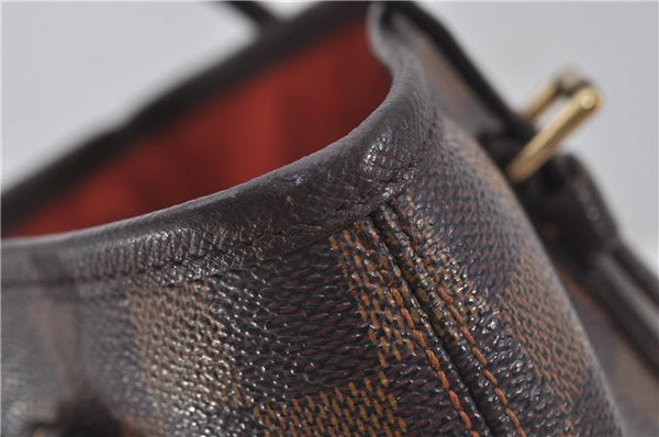 Authentic Louis Vuitton Damier Marais Bucket Shoulder Tote Bag N42240 LV 9537E