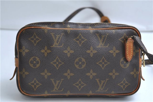 Auth Louis Vuitton Monogram Marly Bandouliere Shoulder Cross Bag M51828 LV 9538E