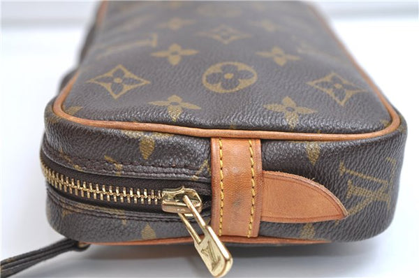 Auth Louis Vuitton Monogram Marly Bandouliere Shoulder Cross Bag M51828 LV 9538E
