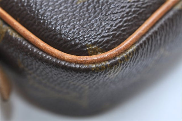 Auth Louis Vuitton Monogram Marly Bandouliere Shoulder Cross Bag M51828 LV 9538E