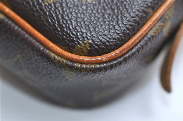 Auth Louis Vuitton Monogram Marly Bandouliere Shoulder Cross Bag M51828 LV 9538E