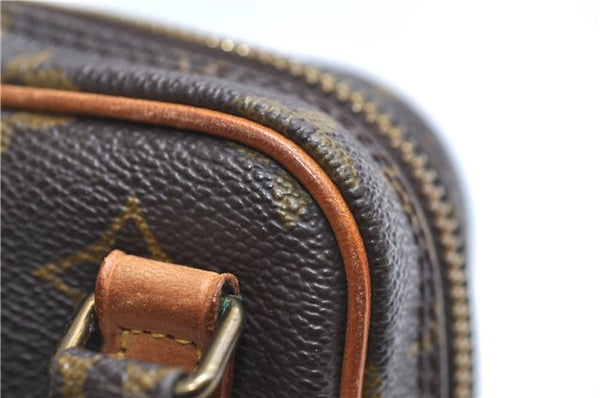 Auth Louis Vuitton Monogram Marly Bandouliere Shoulder Cross Bag M51828 LV 9538E