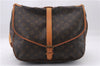 Authentic Louis Vuitton Monogram Saumur 35 Shoulder Cross Bag M42254 LV 9540E