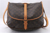 Authentic Louis Vuitton Monogram Saumur 35 Shoulder Cross Bag M42254 LV 9540E