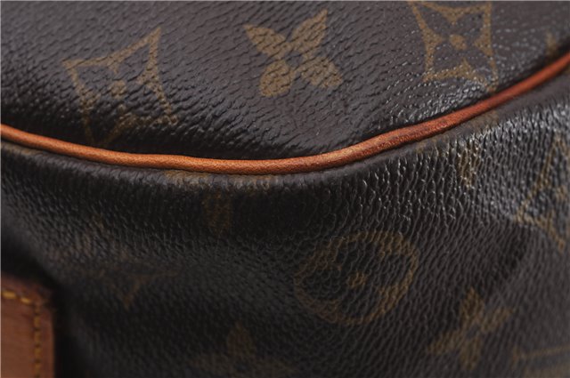 Authentic Louis Vuitton Monogram Saumur 35 Shoulder Cross Bag M42254 LV 9540E