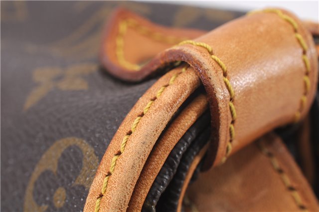 Authentic Louis Vuitton Monogram Saumur 35 Shoulder Cross Bag M42254 LV 9540E