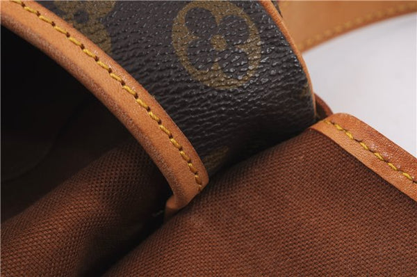 Authentic Louis Vuitton Monogram Saumur 35 Shoulder Cross Bag M42254 LV 9540E