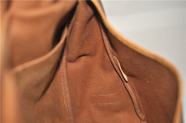 Authentic Louis Vuitton Monogram Saumur 35 Shoulder Cross Bag M42254 LV 9540E