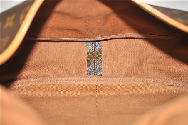 Authentic Louis Vuitton Monogram Saumur 35 Shoulder Cross Bag M42254 LV 9540E