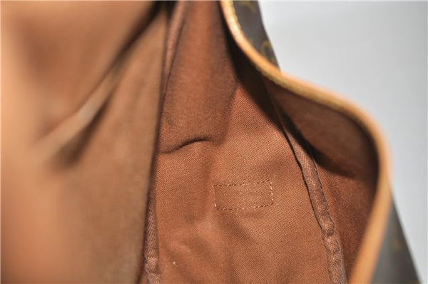 Authentic Louis Vuitton Monogram Saumur 35 Shoulder Cross Bag M42254 LV 9540E