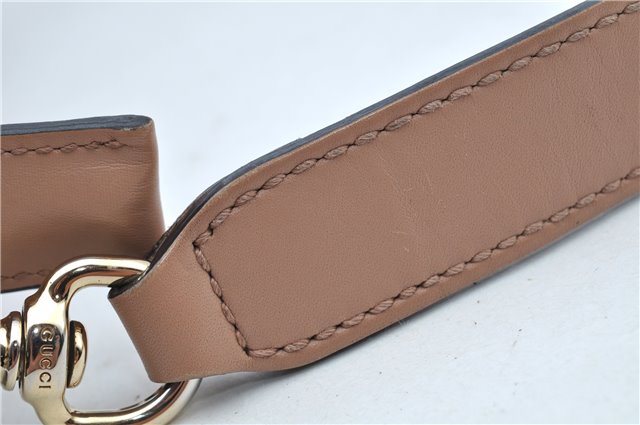 Authentic GUCCI Shoulder Cross Body Bag GG Canvas Leather 388924 Beige 9540F