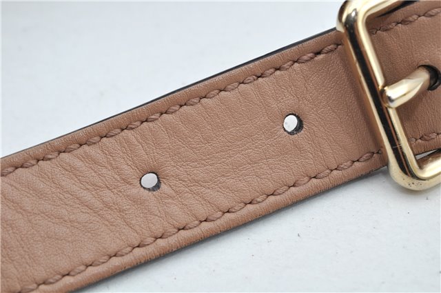 Authentic GUCCI Shoulder Cross Body Bag GG Canvas Leather 388924 Beige 9540F