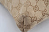 Authentic GUCCI Shoulder Cross Body Bag GG Canvas Leather 388924 Beige 9540F