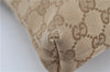 Authentic GUCCI Shoulder Cross Body Bag GG Canvas Leather 388924 Beige 9540F