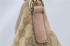 Authentic GUCCI Shoulder Cross Body Bag GG Canvas Leather 388924 Beige 9540F