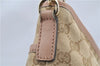 Authentic GUCCI Shoulder Cross Body Bag GG Canvas Leather 388924 Beige 9540F