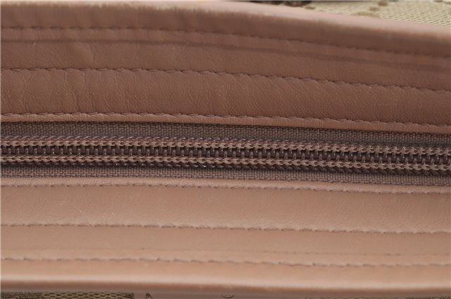 Authentic GUCCI Shoulder Cross Body Bag GG Canvas Leather 388924 Beige 9540F