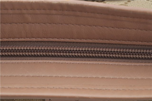Authentic GUCCI Shoulder Cross Body Bag GG Canvas Leather 388924 Beige 9540F