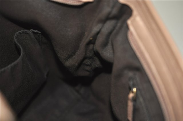 Authentic GUCCI Shoulder Cross Body Bag GG Canvas Leather 388924 Beige 9540F